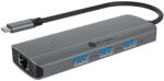 Raidsonic Icy Box IB-DK4034A-CPD 6-in-1 USB Type-C Dock Black (IB-DK4034A-CPD)