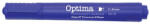 Optima Alkoholos marker OPTIMA vágott kék (120939) - tonerpiac