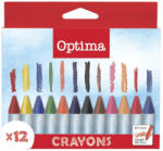 Optima Zsírkréta OPTIMA Max Jumbo kerek 12 színű (100142) - tonerpiac