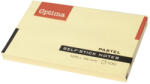 OPTIMA Öntapadós jegyzettömb OPTIMA 75x127mm sárga 100 lap (122942) - tonerpiac