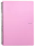 PASTELINi Spirálfüzet vonalas PASTELINI A/4 60 lapos pink (8-067)