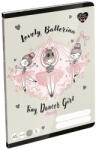 LIZZY Füzet vonalas LIZZYSULI A/5 32 lapos 16-32 2. osztályos Tiny Dancer Lovely Ballerina (7500168003) - tonerpiac