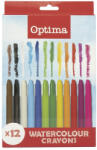 Optima Zsírkréta OPTIMA kerek 12 színű (100139) - tonerpiac