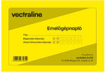 VECTRALINE Nyomtatvány emelőgépnapló VECTRALINE A/5 fekvő 32 lapos (VEC0023) - tonerpiac