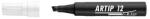 ICO Flipchart marker ICO Artip 12 vágott fekete 1-4mm (9580002007) - tonerpiac