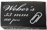 WEBER S Gemkapocs WEBER'S 33mm nikkel 100 darabos - tonerpiac