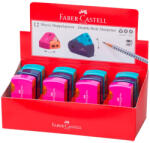 Faber - Castell Hegyező dupla tartályos SLEEVE Faber-Castell trendi rózsaszín/narancs, türkiz/világoszöld, kék/világoskék színben (FC182704)