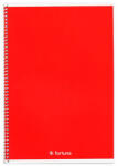 Fortuna Spirálfüzet vonalas FORTUNA Monocolor A/5 70 lapos piros (01.02110) - tonerpiac