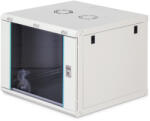 ASSMANN Dynamic-N DN-37106 19" 9U 474x600x600mm lapraszerelt üvegajtós szürke fali rack szekrény (DN-37106) - tonerpiac