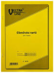 VECTRALINE Nyomtatvány ellenőrzési napló VECTRALINE A/4 álló 25x3 lapos (C18-72/V) - tonerpiac