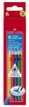 Faber-Castell Színes ceruza FABER-CASTELL Grip háromszögletű 6 darabos (112406)