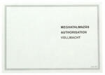  Nyomtatvány meghatalmazás gépjármű használatra A/6 (22959) - tonerpiac