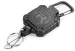 Leguon Carabină cu cablu de oțel pentru chei Keyhex, negru