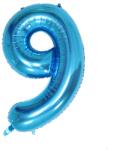 Flippy Balon din Folie Flippy, Cifra 9, 81 cm, Pentru Aer sau Heliu, Bulk, Albastru (126258)