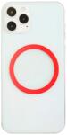 Flippy Inel Magnetic incarcare fara fir, montare auto, MagSafe Silicone pentru Apple iPhone 12 / 13 / 14, Rosu (122733)