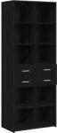 vidaXL Biblioteca Stejar negru 30 x 42.4 x 185.2 cm GartenMobel Dekor (3446620) Comoda