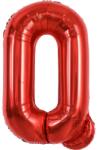 Flippy Balon Folie Metalizata Litera Q, Flippy, 40 cm, Umflati cu Heliu sau Aer, Ambalaj Individual, Pai inclus, Rosu (129393)
