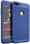 iPaky Husa Apple iPhone 7 Plus IPAKY Full Cover 360 Air cu Gauri Albastru + Folie Sticla (03386)