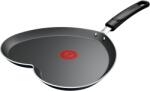 Tefal Tigaie de clatite in forma de inima Tefal Pancake Day B0141002, 25 cm, invelis antiaderent, indicator Thermo-Signal, baza Diffusion, rosu neg (B0141002)