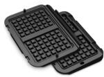 Tefal Set 2 placi pentru gofre Tefal XA730810, compatibile cu OptiGrill 4 in 1 si OptiGrill 2 in 1, seriile GC774xx, GC773xx, GC772xx, negru (XA730810)