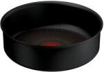 Tefal Cratita Tefal Ingenio Excellence+ P0003524, 24 cm, invelis antiaderent, tehnologie FUSION CORE, Thermo-Signal, , aluminiu, inductie, negru (P0003524)