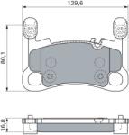 Bosch set placute frana, frana disc BOSCH 0 986 460 256 (0 986 460 256)