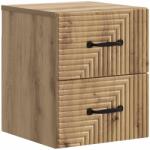 vidaXL Dulap de noapte suspendat Stejar Artizanal 34, 5 x 33 x 40 cm GartenMobel Dekor (898653)