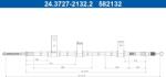 ATE Cablu, frana de parcare ATE 24.3727-2132.2 (24.3727-2132.2)