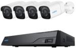 Reolink Комплект IP камери Reolink NVS8-5MB4 5MP с 4 тръбни камери и вграден твърд диск с капацитет 2 TB (NVS8-5MB4)