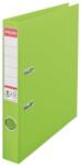 Esselte Biblioraft A4, plastifiat PP/PP, margine metalica, 50 mm, ESSELTE No. 1 Power - verde vivida verde A4 Biblioraft plastifiat 50 mm (ES-624073)