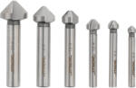 TOYA Set burghie de teșire pentru metal, 6 piese, 6, 3-20, 5 mm, HSS (22710) Burghiu