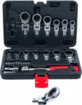 BGS technic Set chei inelare cu clichet cu capete interschimbabile și set biți | 6 - 20 mm | 27 piese (84529)
