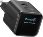 Anker Incarcator retea Anker Nano A121DG11, 1x USB-C, Quick Charge 45 W, GaN, Display, Black (A121DG11)
