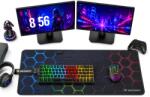 Wozinsky WPD-B800 Gaming Desk Pad 800x300mm Vízálló Mintás - Fekete