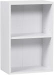 HOMCOM Biblioteca din lemn HOMCOM, cu raft, 40x24x61 cm, alba | Aosom Romania (02-0598) Comoda