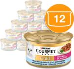 Gourmet Gold macska konzerv, hal szószban, 12 x 85 g