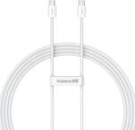Baseus Cablu Baseus Superior Series 2, Incarcare rapida, USB-C la USB-C, 100W, 2m (Alb)