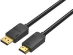 Vention DisplayPort към HDMI кабел 1, 5 м черен (HADBG) (HADBG)