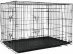 Pepita Cușcă portabilă pentru câini Pepita 120x74x80, 5cm - XXXL - negru (KF-XXL120)