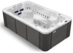  Swim Spa medence, Aquas, 390 x 225 x 118 cm, 35 masszázsfúvókával, 3 ellenáramú fúvókával, Wi-Fi vezérléssel, termohuzattal, hangrendszerrel, egész éves használatra (3VAN0281)