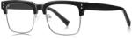 Techsuit Ochelari protectie calculator Ochelari de Calculator Patrati - Techsuit Reflex PC (2205) - Black / Silver (KF2364801) - vexio