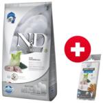 FARMINA N&D White Dog Adult Medium Maxi Sea Bass, Spirulina, Fennel 7 kg + FARMINA N&D White Dental Treat Coat Sea bass Medium/Maxi 100 g (7 db. ) INGYEN!