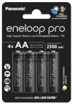 Panasonic Eneloop Pro AA 2500mAh 4 db újratölthető elem (BK-3HCDE/4CP) (BK-3HCDE/4CP)