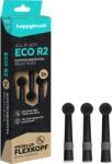 happybrush ECO R2 cserélhető fogkefefej fekete 3 db HAR2AB (HAR2AB)