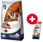 FARMINA N&D Brown Dog Adult Medium Maxi Lamb, Spirulina, Carrot 7 kg + FARMINA N&D Brown Dental Treat Coat Lamb Medium/Maxi 100 g (7 db. ) INGYEN!