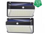 Viking Technology M328 Kültéri napelemes LED lámpa mozgásérzékelővel 2db (M328SET)