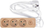TOYA Prelungitor electric cu 3 prize și cablu de 1, 4 m (72340)