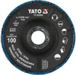 TOYA Lamellás csiszolókorong 125 x 22 mm P100 (YT-833008)