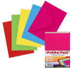 Pukka pad Boríték, C6, enyvezett, PUKKA PAD "Bright", vegyes színek 25 db/csomag (9061-ENV)