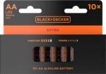 Black Plus Decker Extra Alkaline 10 AA Elem (LR6P10B)